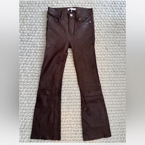 Frame Denim Chocolate Flare Pants